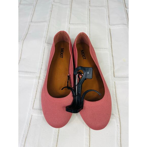 NWT Mixit pink canvas ballet flats size 6 - Picture 1 of 9
